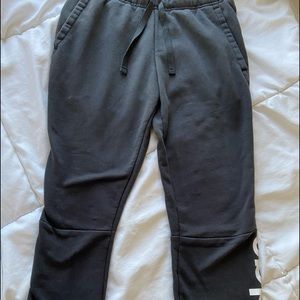 Black Adidas sweatpants